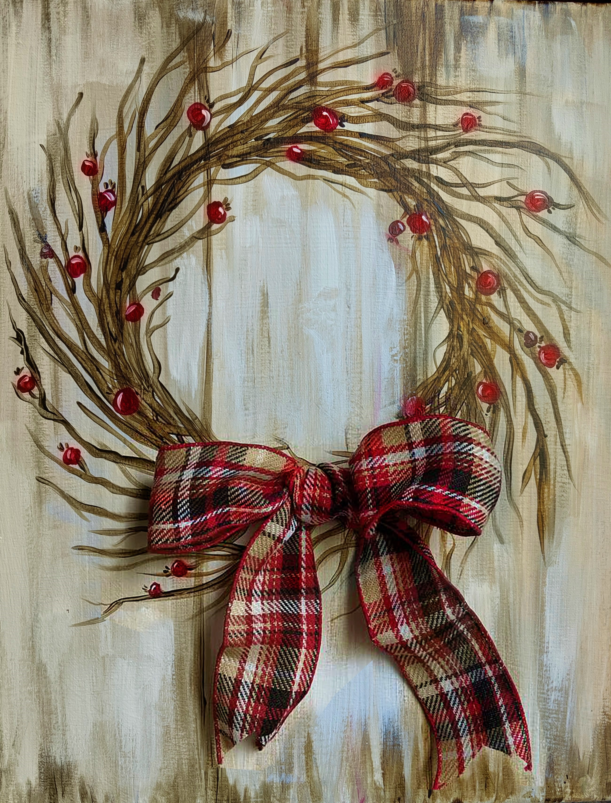 Festive Winter Wreath